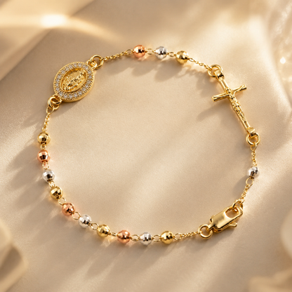 Pulsera Rosario Virgen de Guadalupe