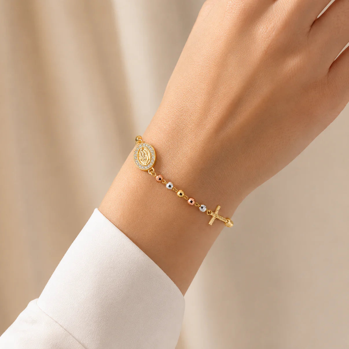 Pulsera Rosario Virgen de Guadalupe
